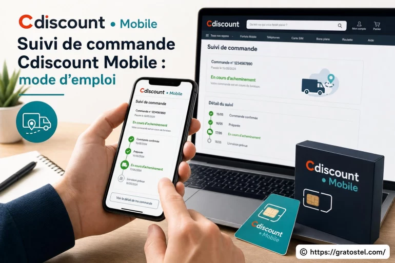 Suivi de commande Cdiscount Mobile : mode d’emploi complet