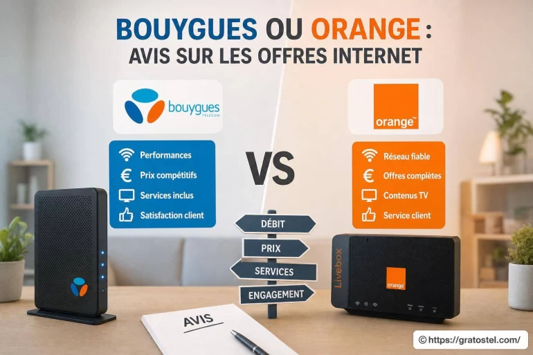 Bouygues ou Orange : quel fournisseur internet choisir selon les avis ?