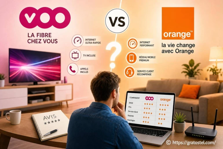 Voo ou Orange : quel opérateur choisir pour internet ?