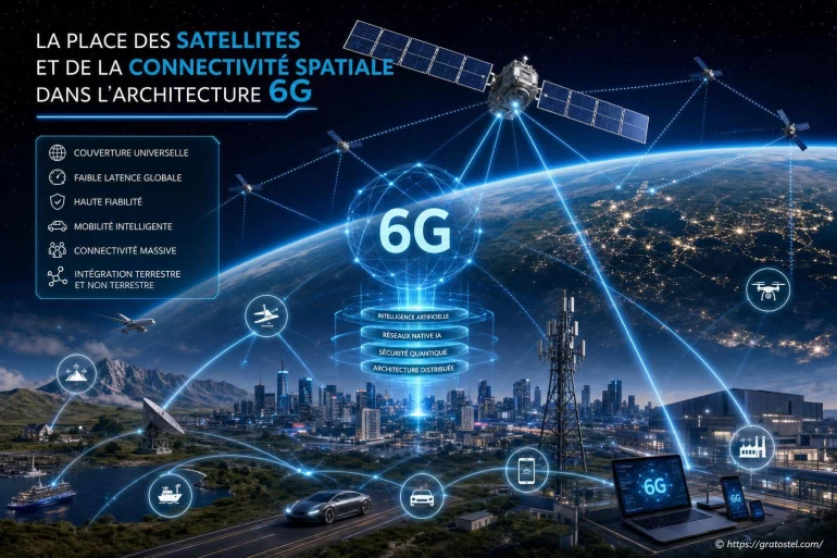 La place des satellites et de la connectivité spatiale dans l’architecture 6G