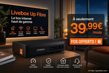 La box internet Livebox Up Fibre parmi les plus complètes à 39,99 €