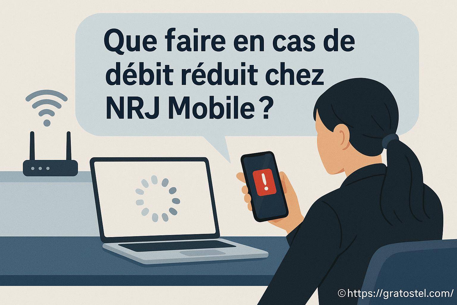 Que faire en cas de débit réduit chez NRJ Mobile ?