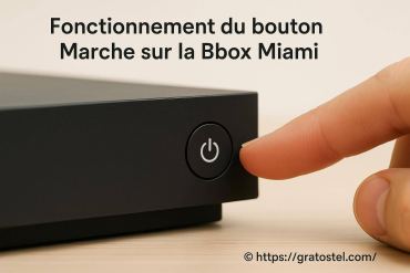 Fonctionnement du bouton marche sur la bbox miami : mode d’emploi complet