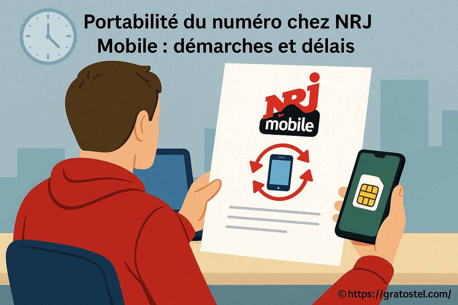 Portabilité du numéro chez NRJ Mobile : quelles démarches et quels délais
