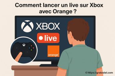Comment lancer un live sur xbox avec orange ?