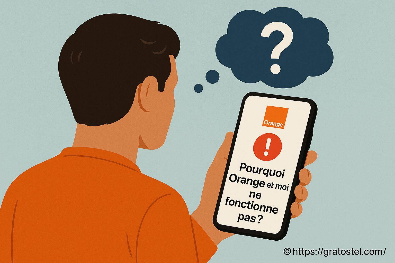 Pourquoi orange et moi ne fonctionne pas ?