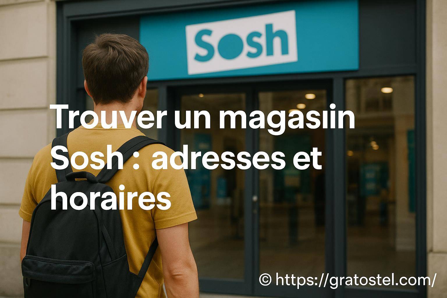 Shoss Trouver un magasin Sosh - adresses et horaires facilement