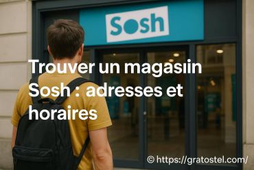 Trouver un magasin sosh : adresses et horaires proches de chez vous