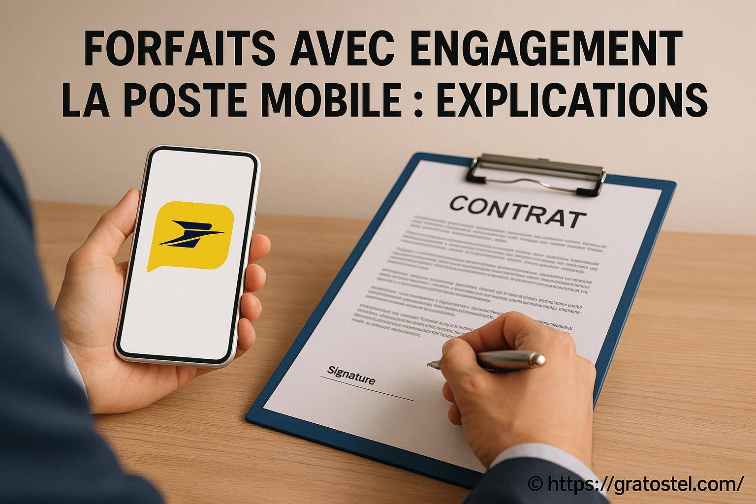 Forfaits avec engagement la poste mobile : tout comprendre facilement