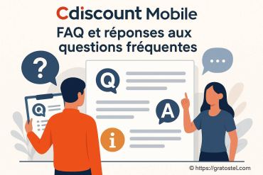 Cdiscount mobile : faq et réponses aux questions fréquentes
