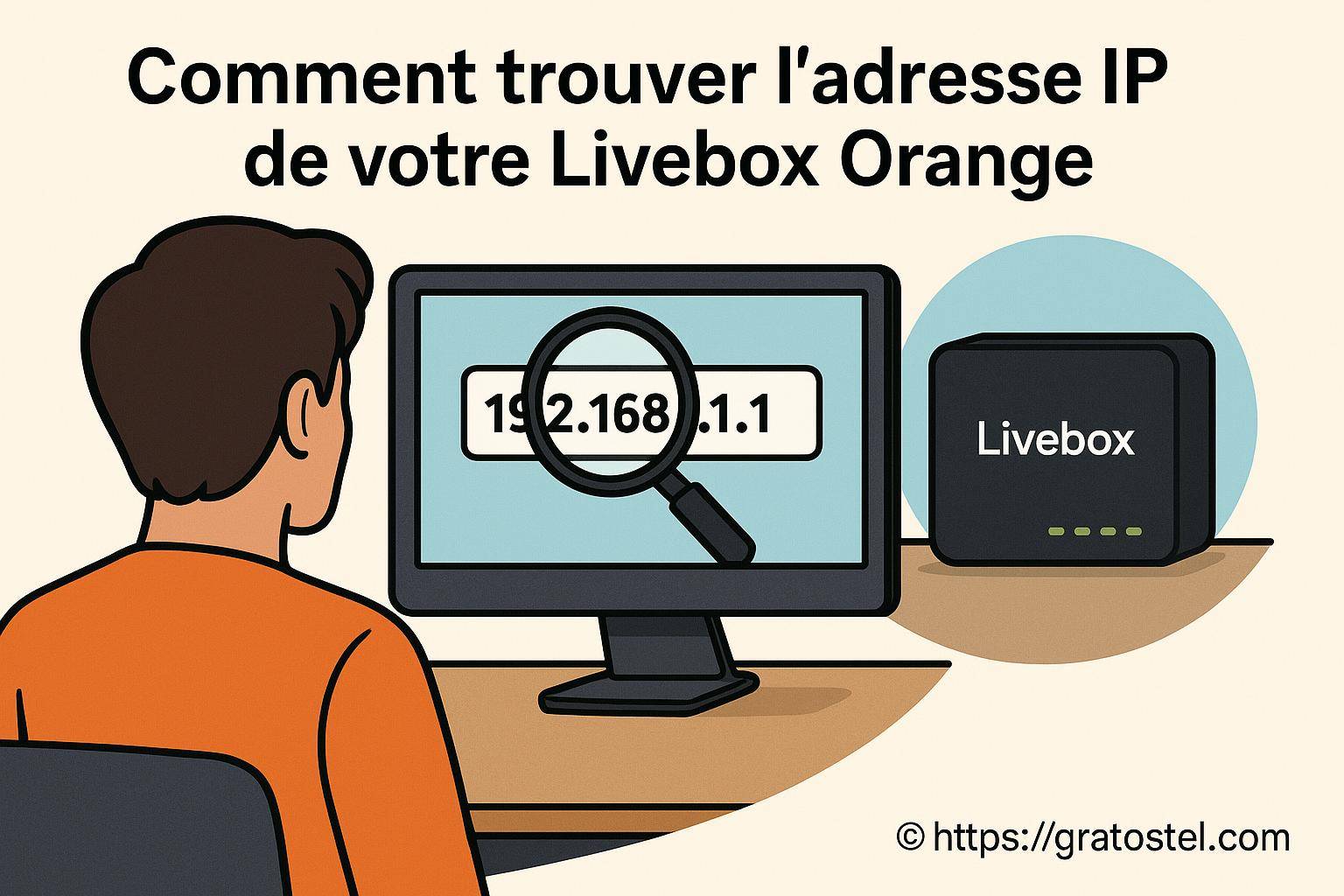 Comment trouver l'adresse ip de votre livebox orange facilement