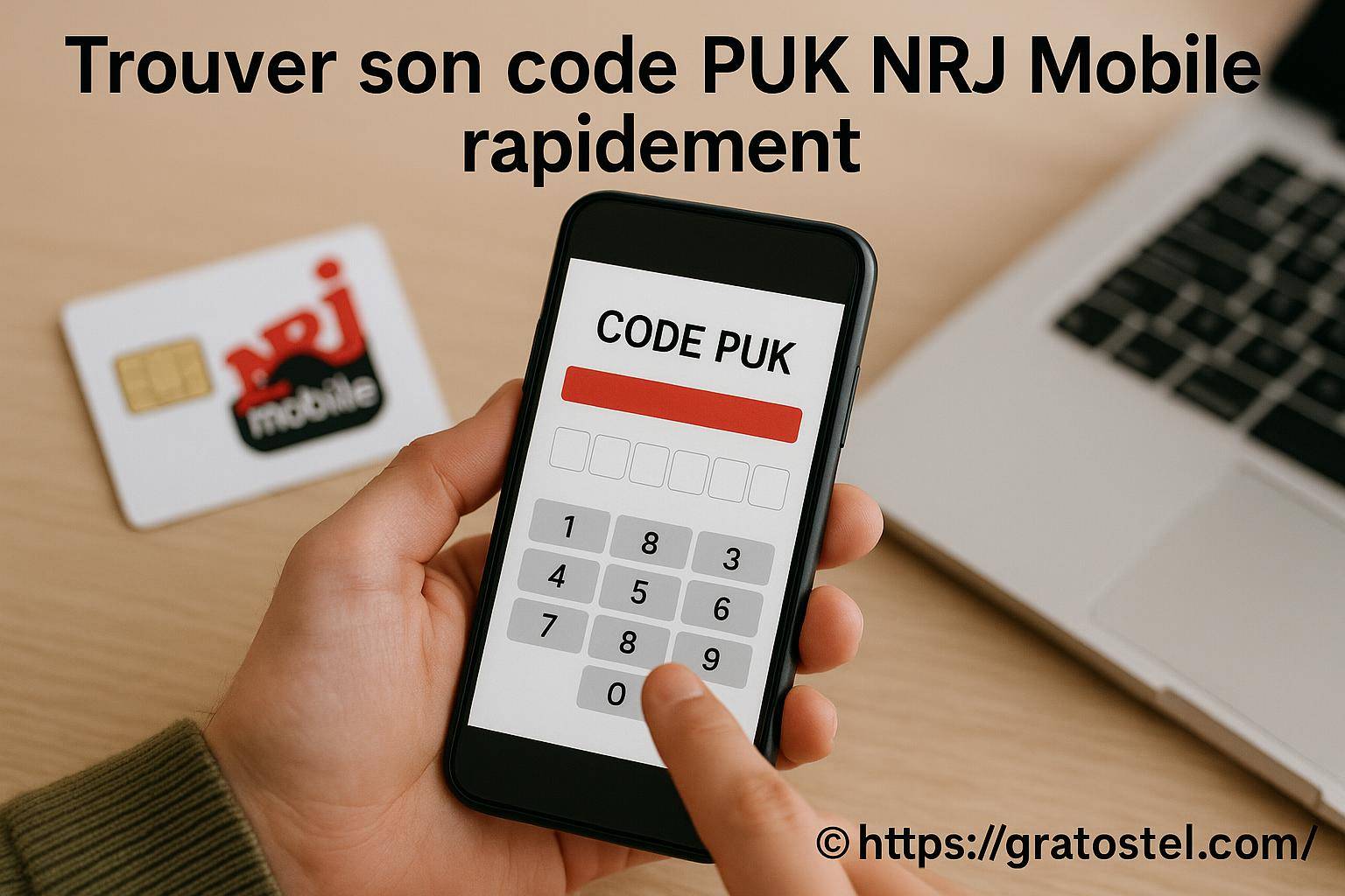 Trouver son code puk nrj mobile rapidement : comment faire ?