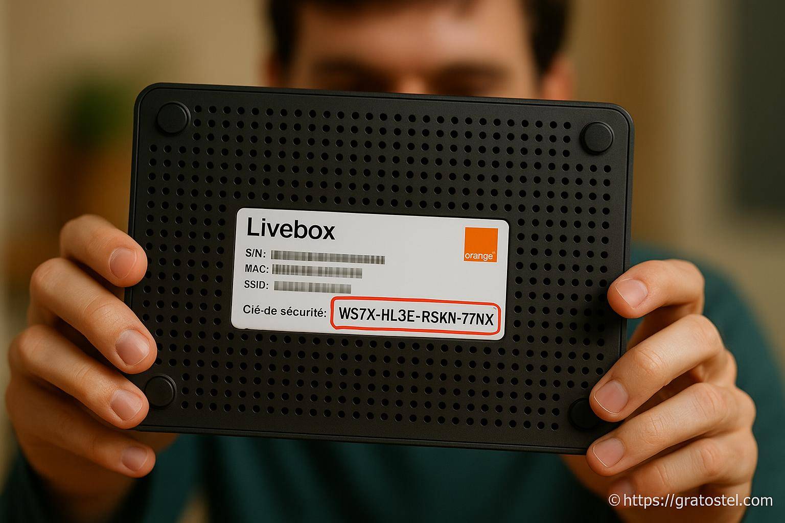 Où se trouve le mot de passe sur la Livebox Orange ?