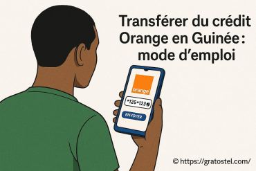 Transférer du crédit Orange en Guinée : mode d’emploi simple et rapide