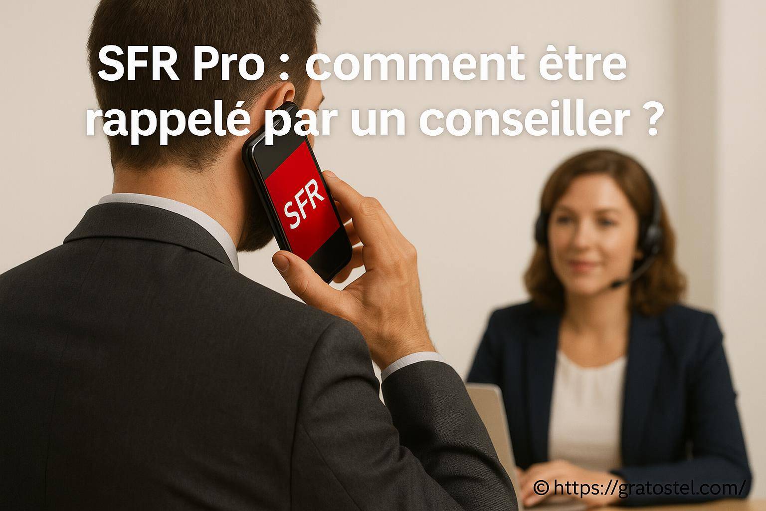 Sfr pro : comment être rappelé rapidement par un conseiller ?