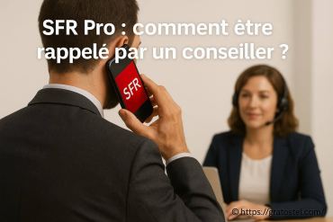 Sfr pro : comment être rappelé rapidement par un conseiller ?