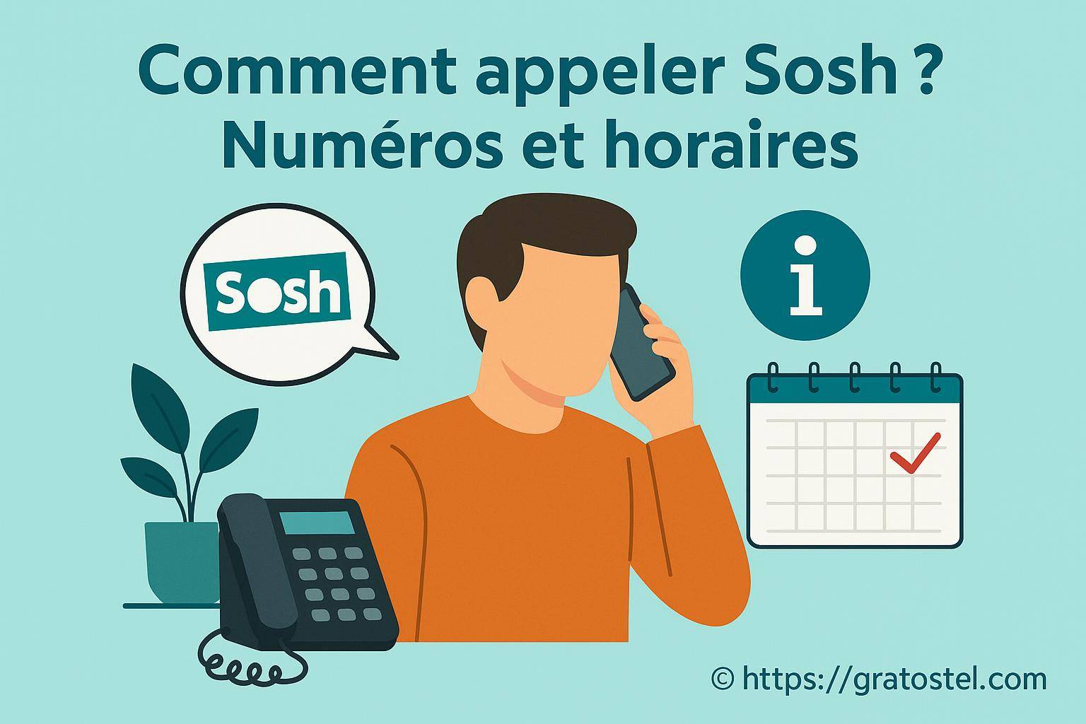 Comment appeler sosh : numéros et horaires à connaître
