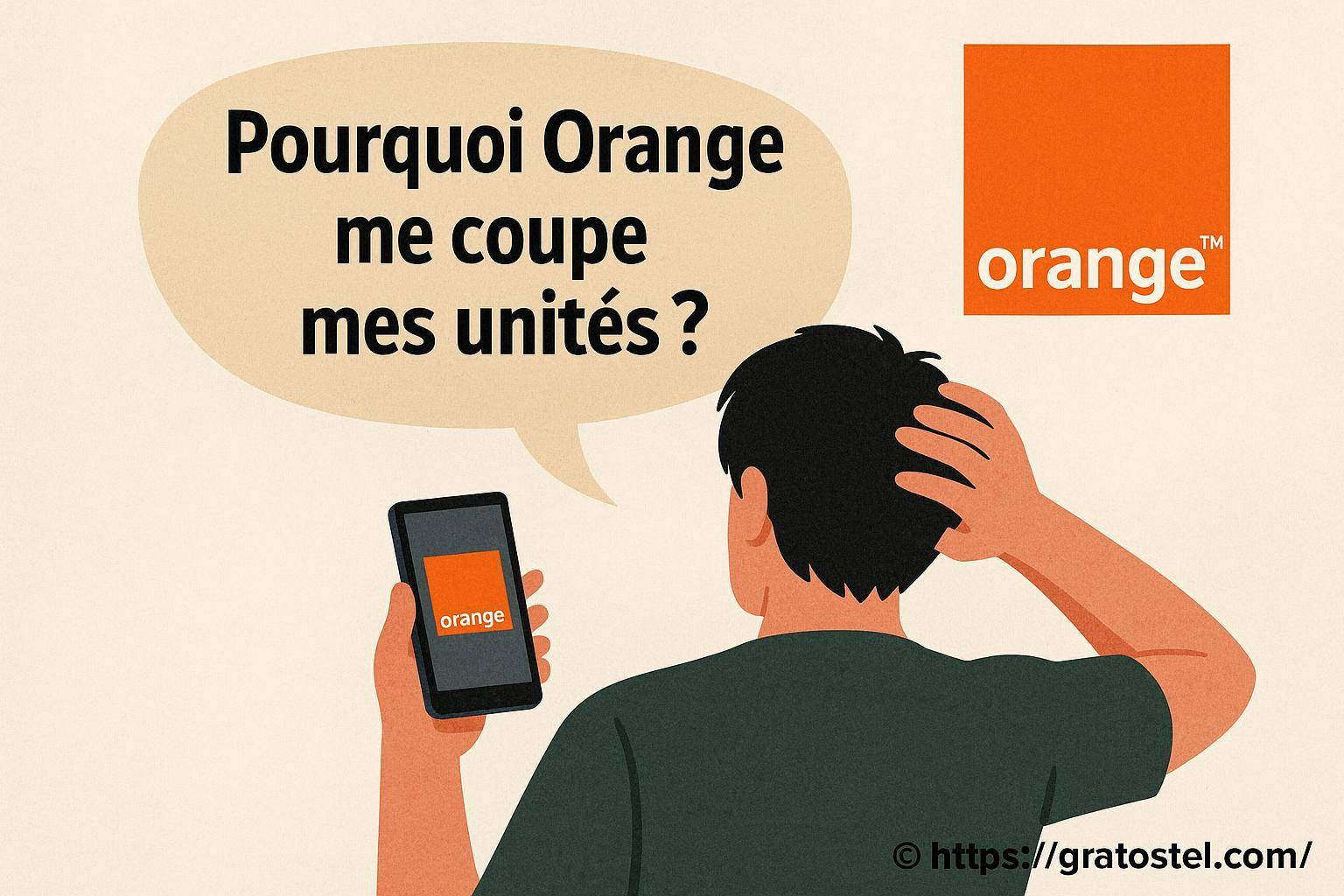 Pourquoi Orange me coupe mes unités ?