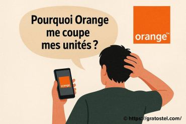 Pourquoi Orange me coupe mes unités ?