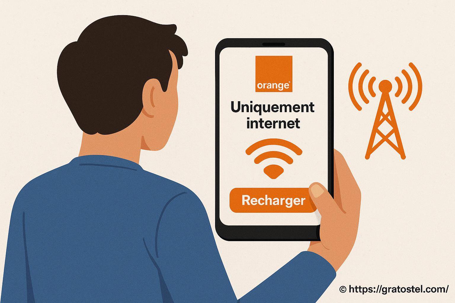 Recharge Orange uniquement internet : comment procéder facilement ?