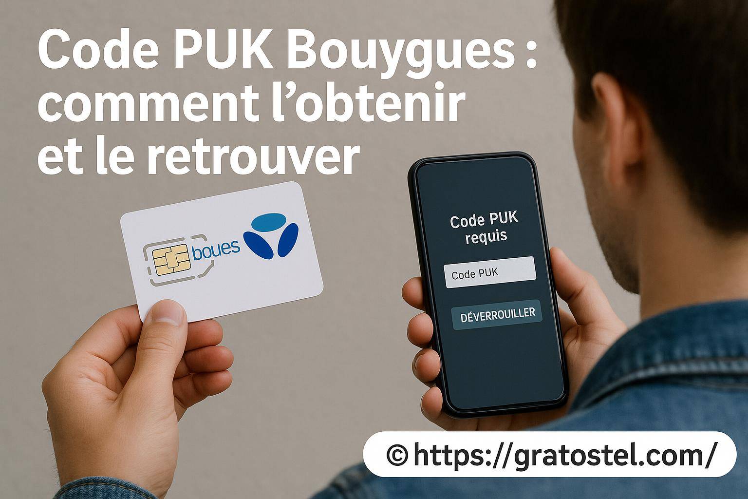Code PUK Bouygues : comment l'obtenir et le retrouver facilement ?