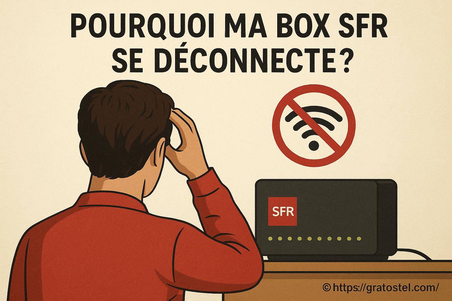 Pourquoi ma box SFR se déconnecte-t-elle régulièrement ?
