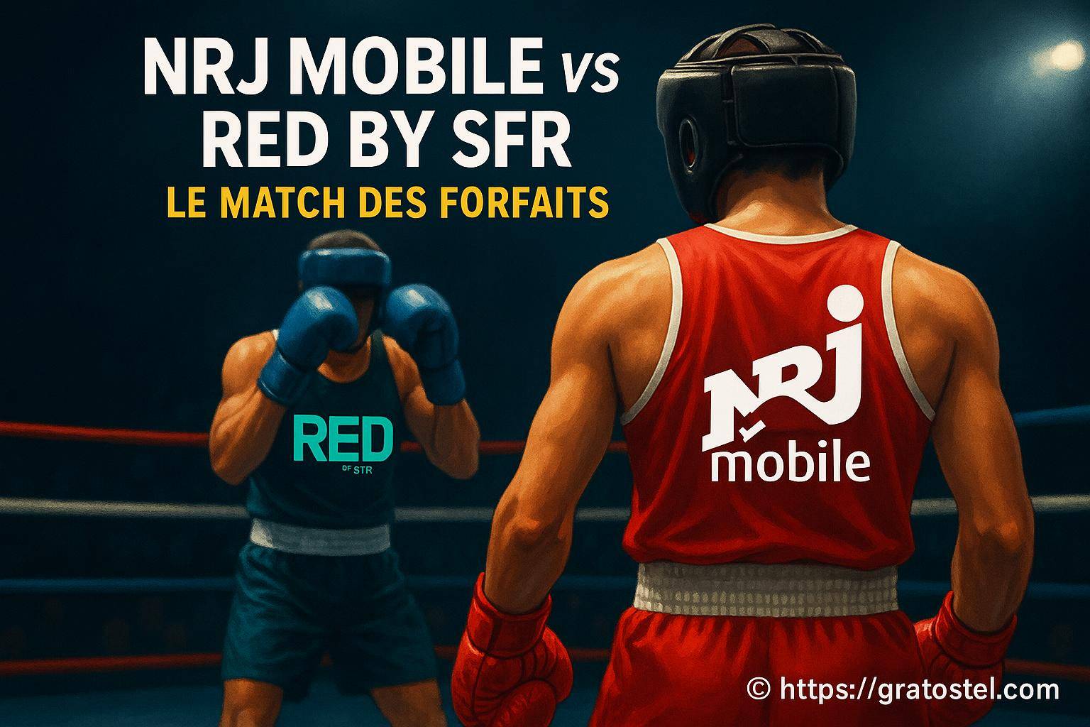 NRJ Mobile vs RED by SFR : quel forfait choisir pour vos besoins mobiles ?