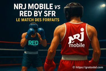 NRJ Mobile vs RED by SFR : quel forfait choisir pour vos besoins mobiles ?