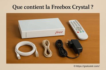 Que contient la Freebox Crystal ? Découvrez ses fonctionnalités et équipements