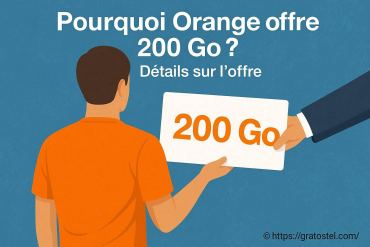 Pourquoi Orange offre 200 Go ? Détails et avantages de l'offre