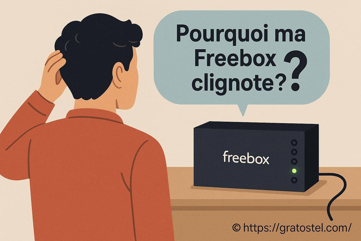 Pourquoi ma Freebox clignote-t-elle ? Causes et solutions