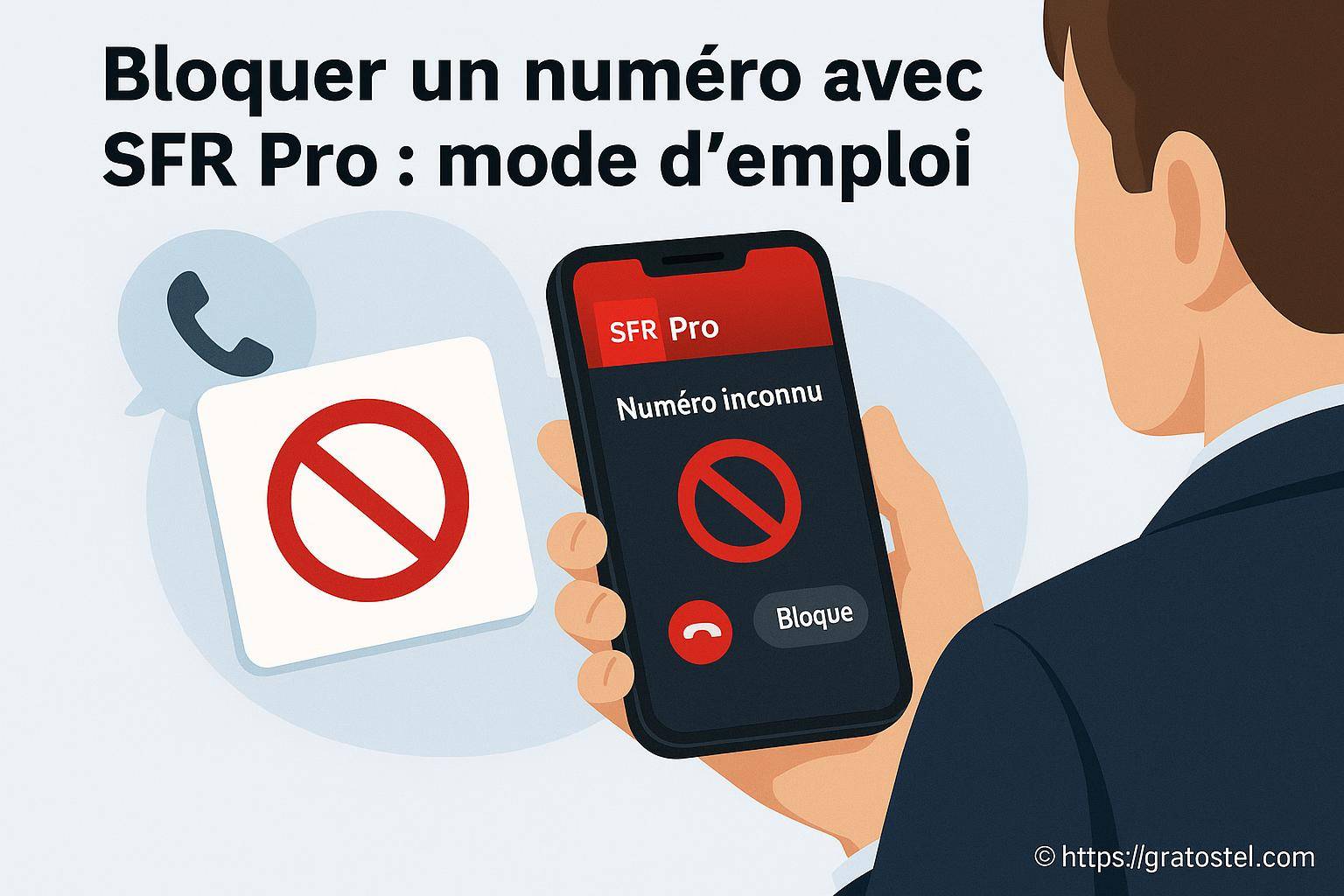 Bloquer un numéro avec SFR Pro : mode d'emploi complet