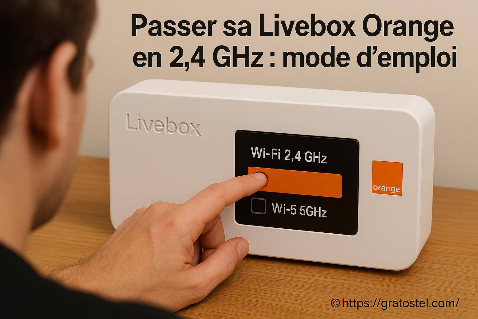 Passer sa Livebox Orange en 2,4 GHz : mode d’emploi complet