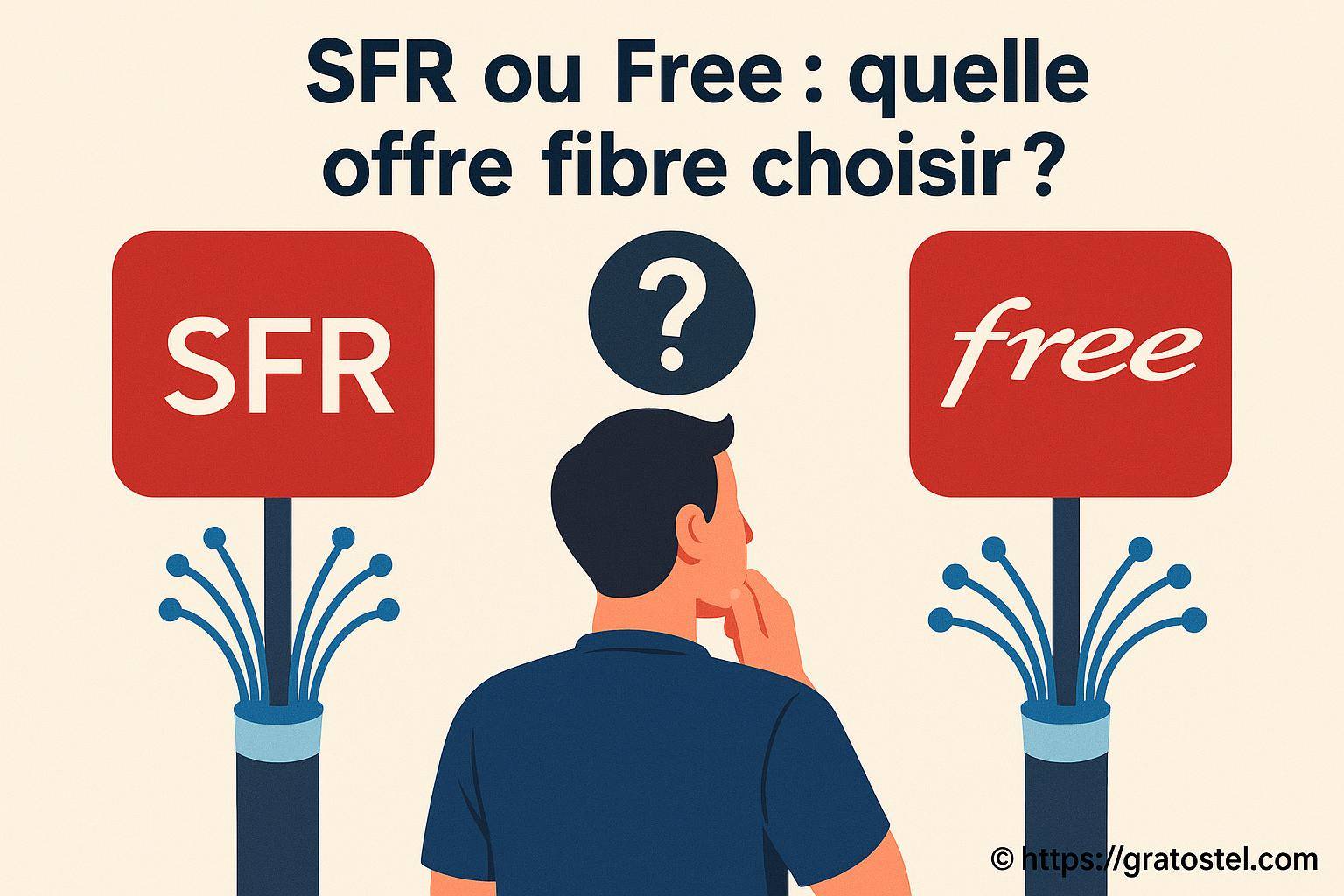 Sfr ou Free : quelle offre fibre choisir pour votre connexion internet ?