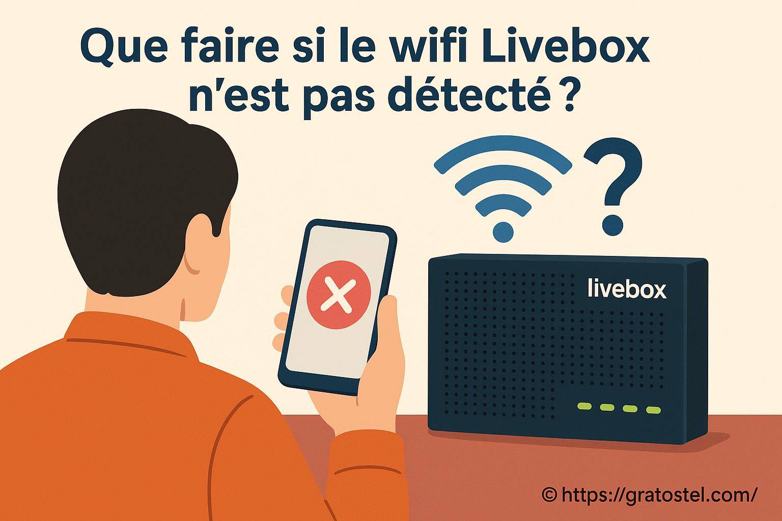 Que faire si le wifi Livebox n'est pas détecté ? Solutions et astuces