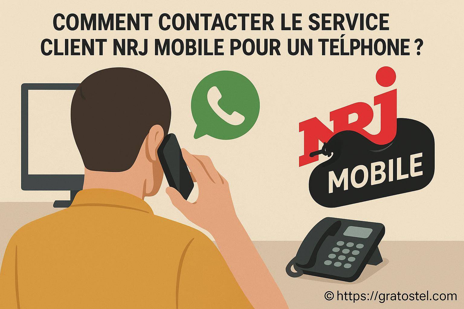 Comment contacter le service client NRJ Mobile pour un téléphone ?