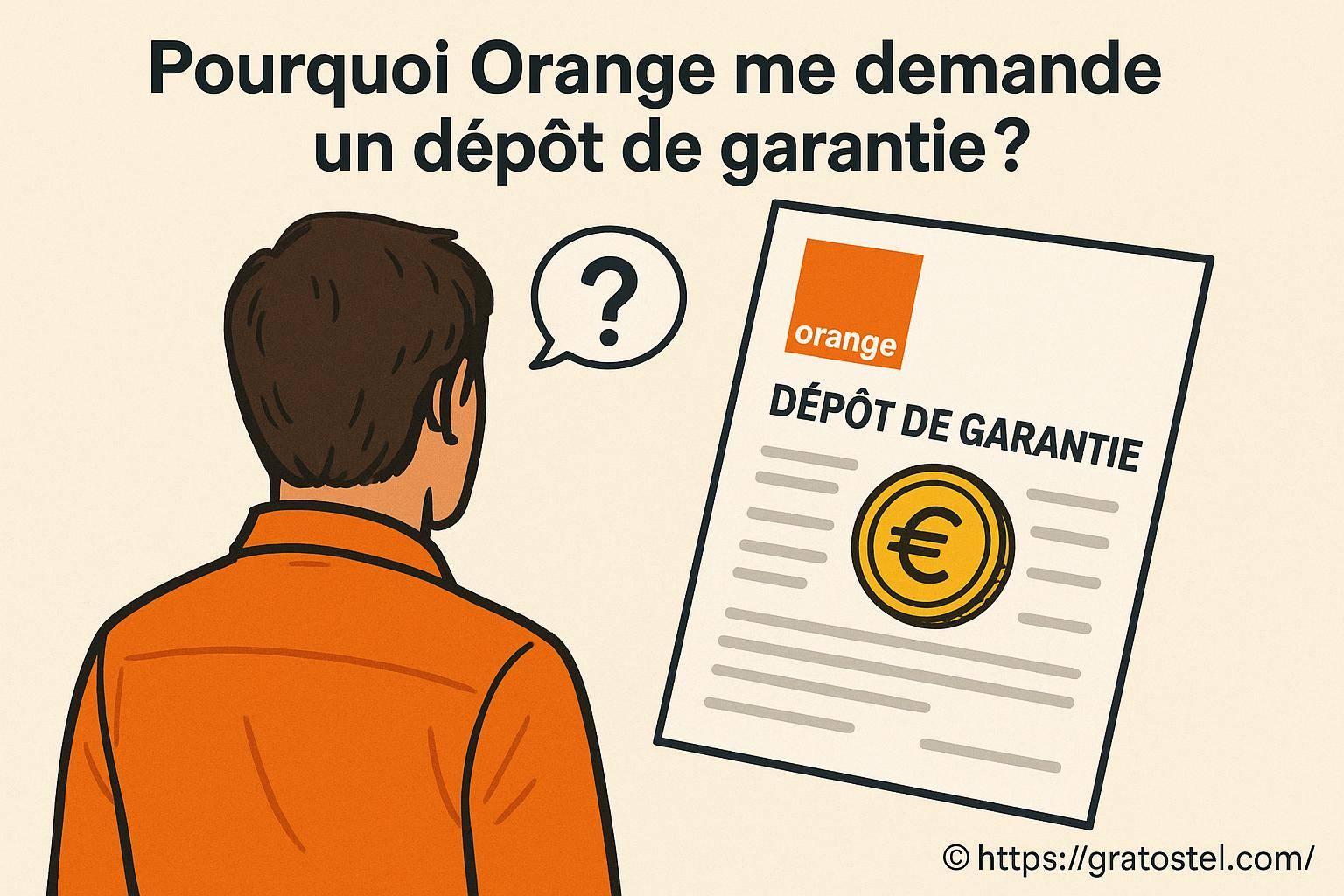 Pourquoi Orange demande-t-il un dépôt de garantie ?