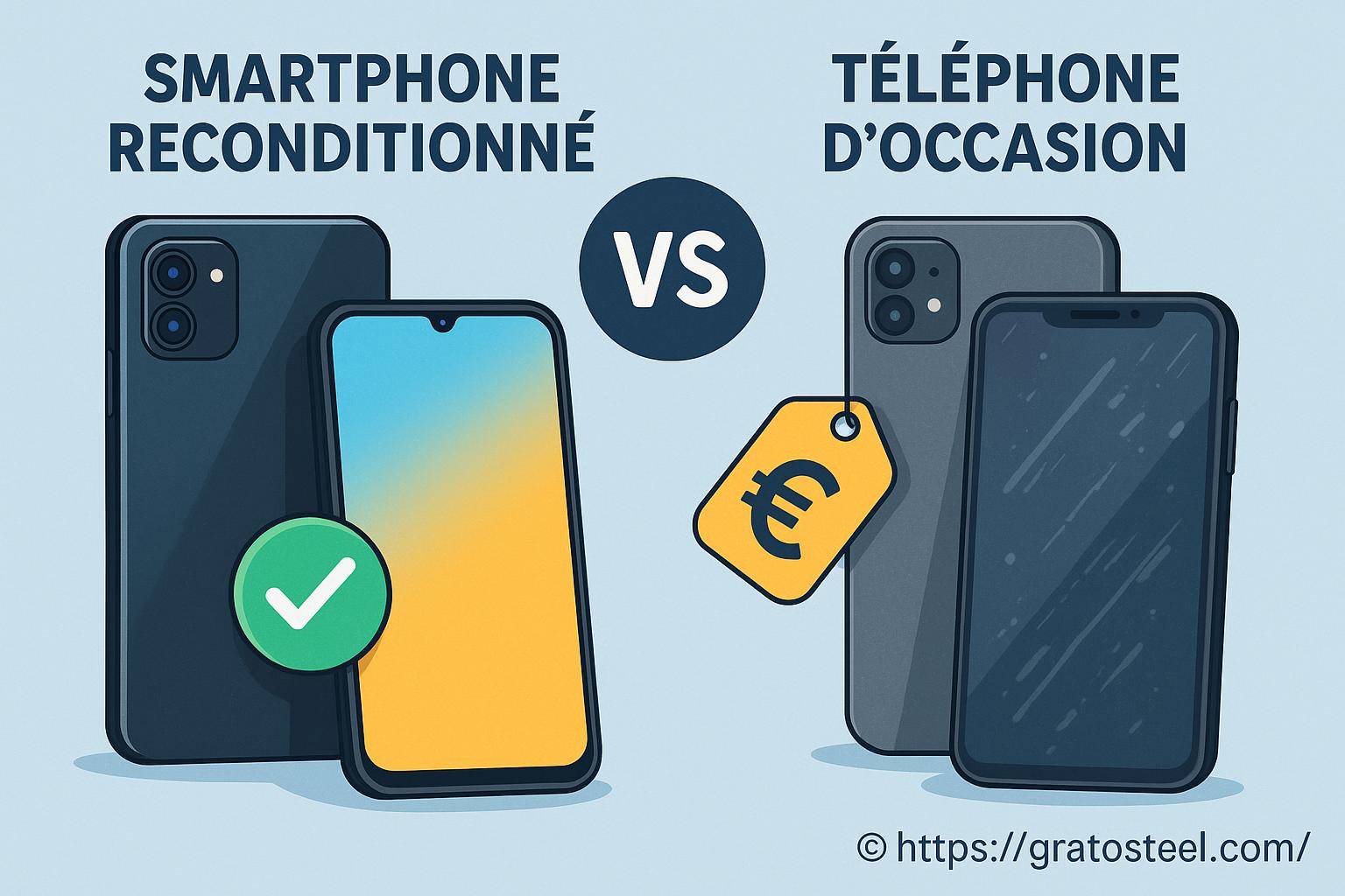 Smartphone reconditionné vs téléphone d’occasion : lequel choisir selon vos besoins ?