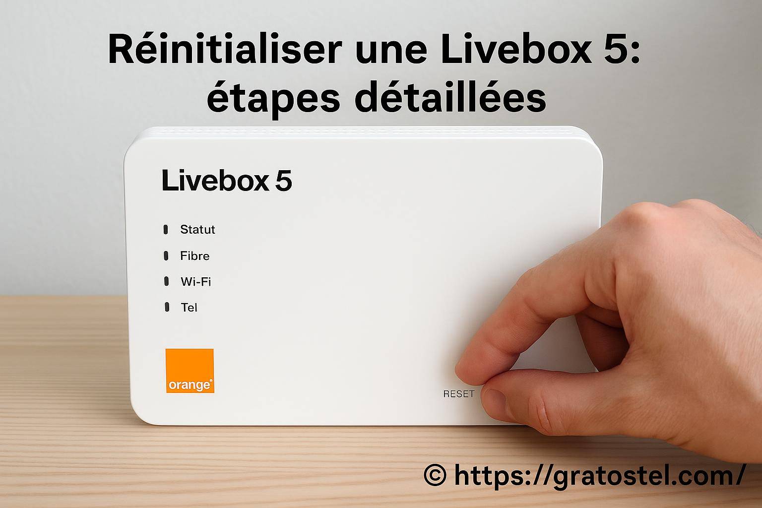 Réinitialiser une Livebox 5 : guide complet étape par étape