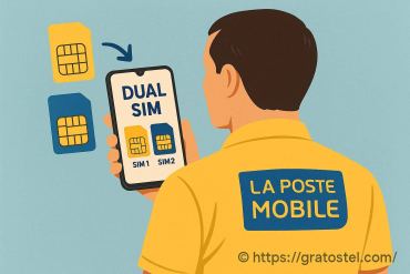 Double SIM et La Poste Mobile : comment bien configurer votre forfait