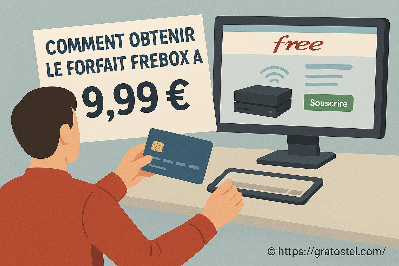 Comment obtenir le forfait Freebox à 9,99 € facilement ?