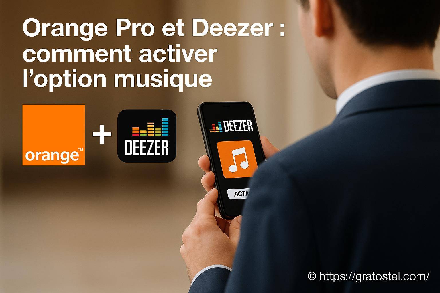 Orange Pro et Deezer : comment activer l’option musique facilement