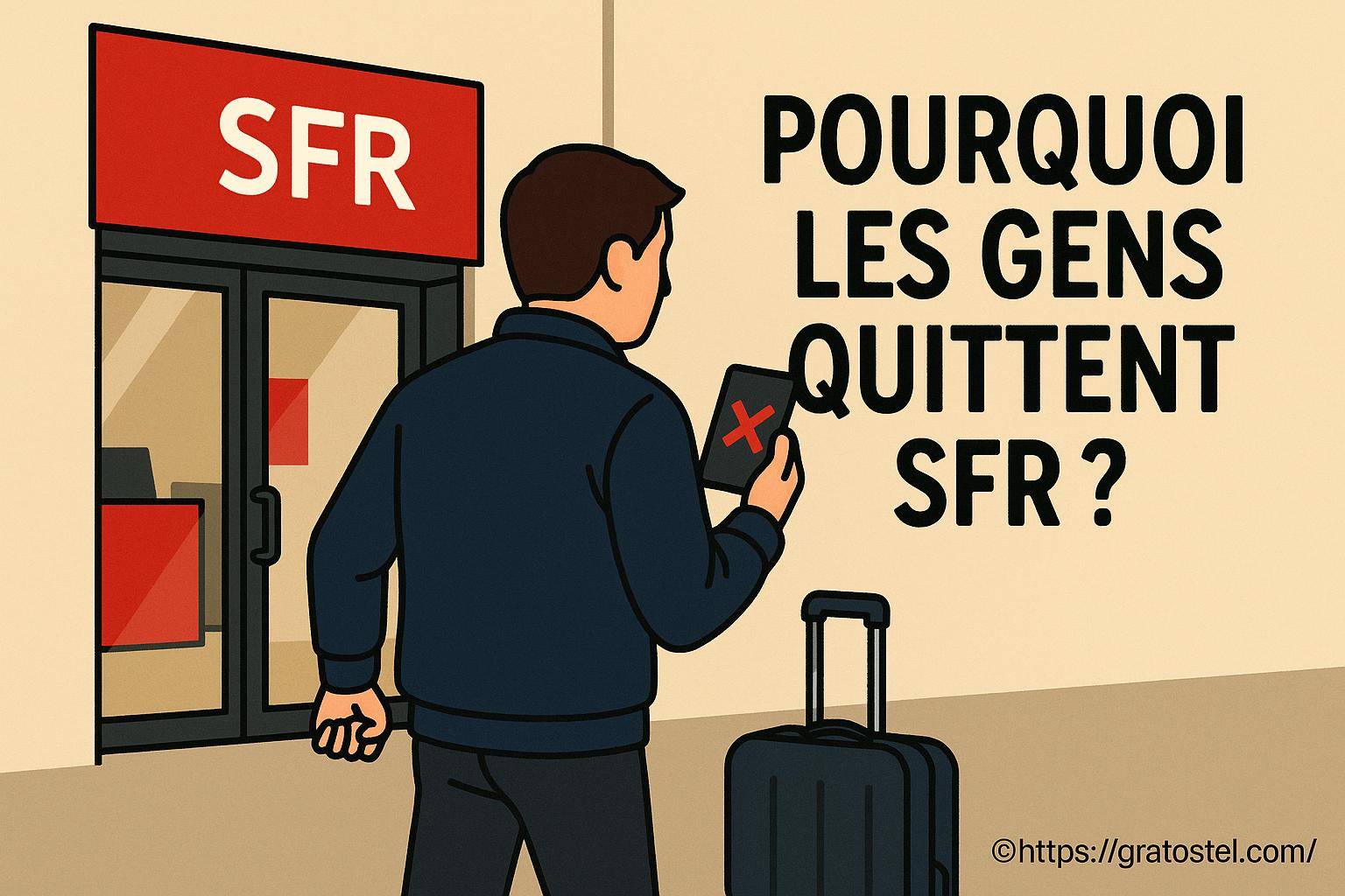 Pourquoi les clients quittent SFR ?