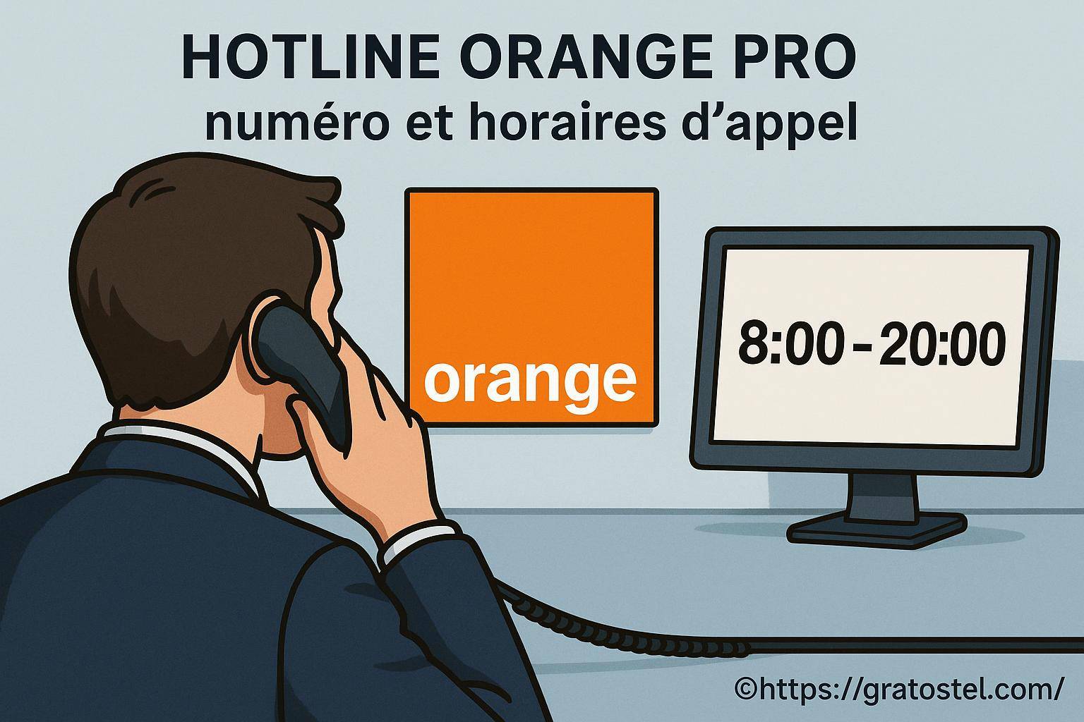 Hotline Orange Pro : quel numéro appeler et quels sont les horaires d’appel ?