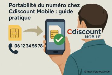 Portabilité du numéro chez Cdiscount Mobile : comment ça marche ?