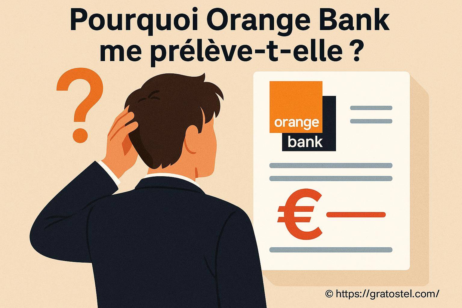 Pourquoi Orange Bank me prélève-t-elle ? Comprendre les raisons principales