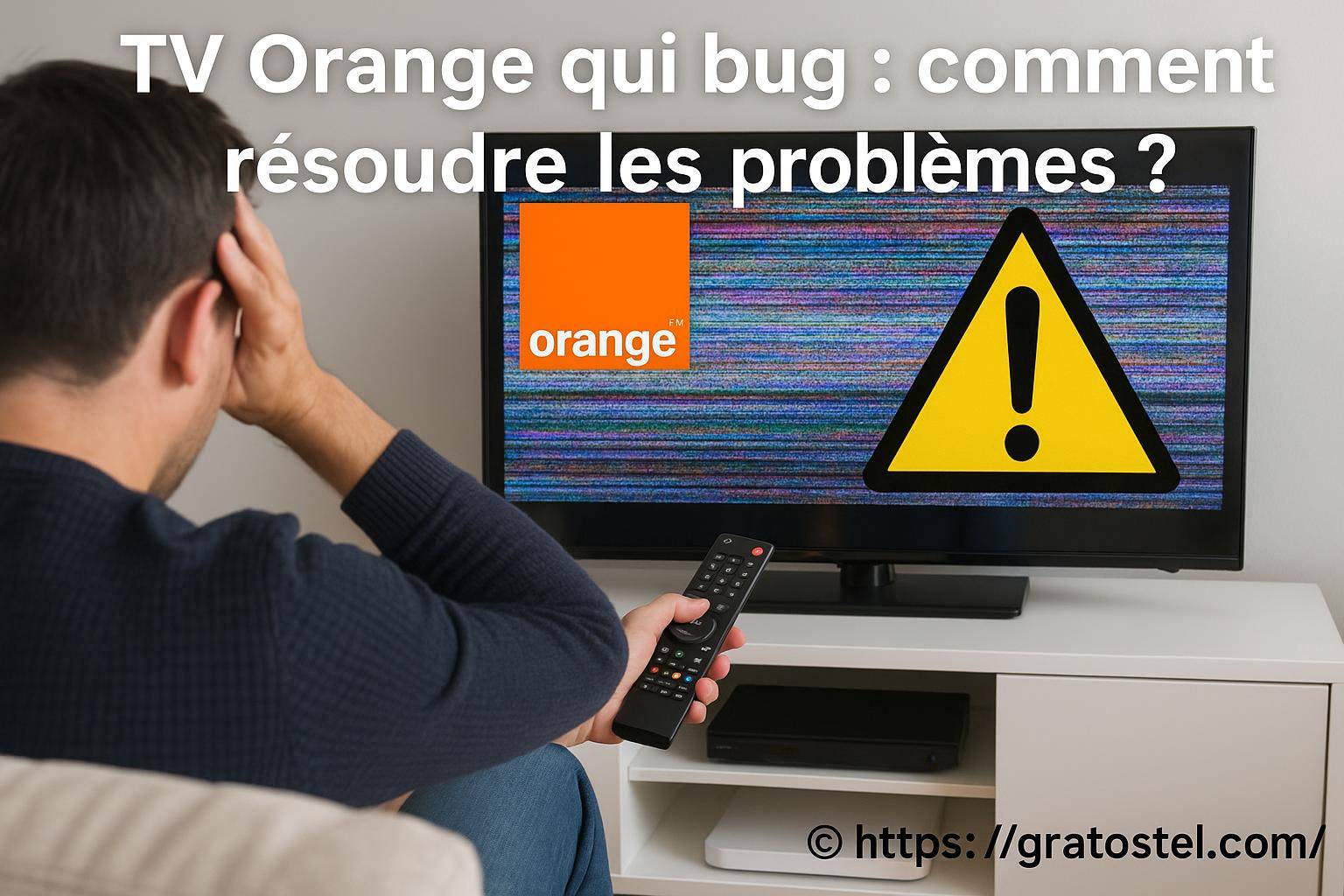TV Orange qui bug : comment résoudre les problèmes facilement ?