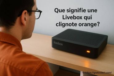 Que signifie une Livebox qui clignote orange ?