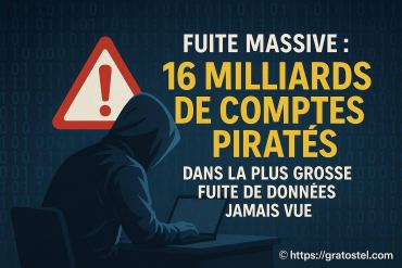 Fuite massive de 16 milliards de comptes piratés en 2025