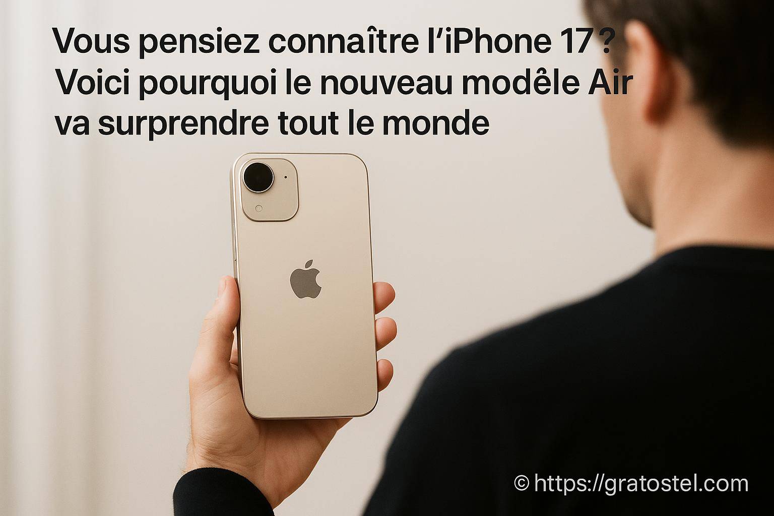 Tout savoir sur l'iPhone 17 air : le nouveau modèle qui va surprendre en 2025